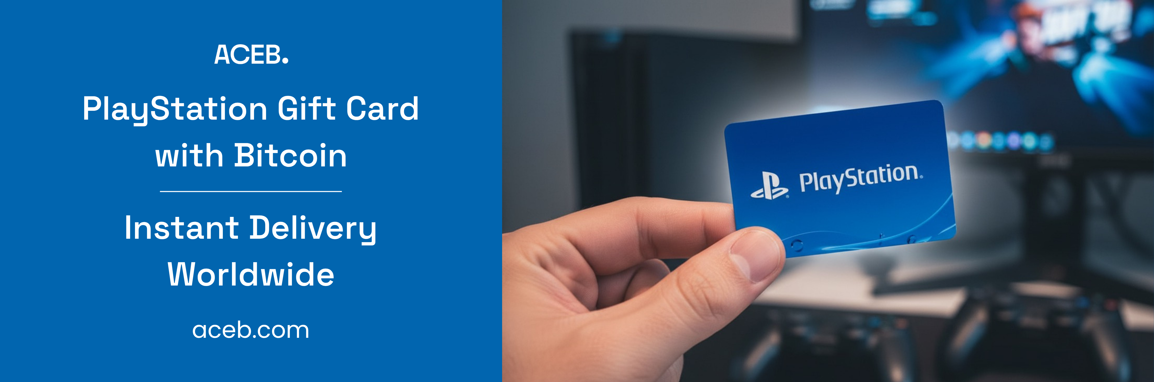 PlayStation Gift Card with Bitcoin — Instant Delivery Worldwide