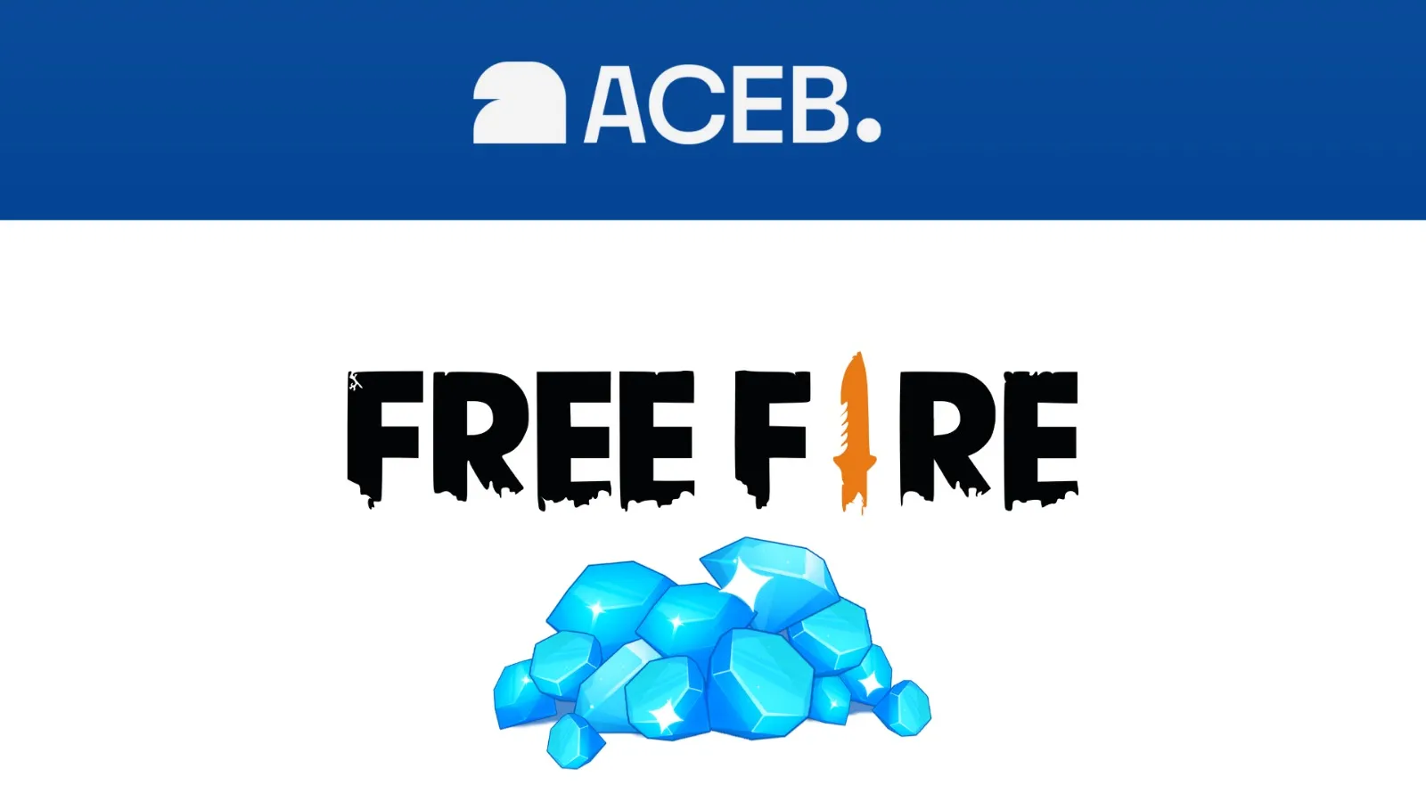 Free Fire Diamonds worldwide on ACEB.com - buy diamonds online and receive a digital code fast