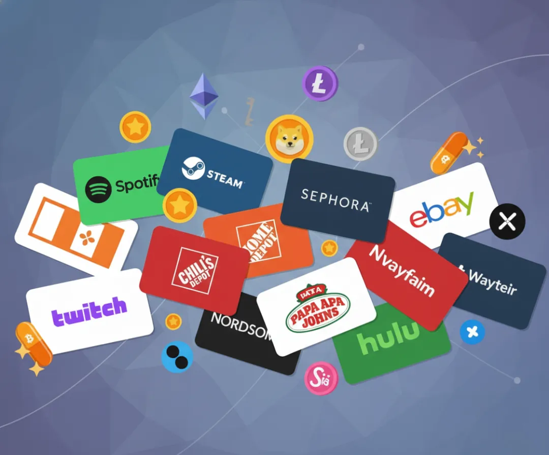 Spend digital assets and buy digital gift card with crypto on ACEB.com