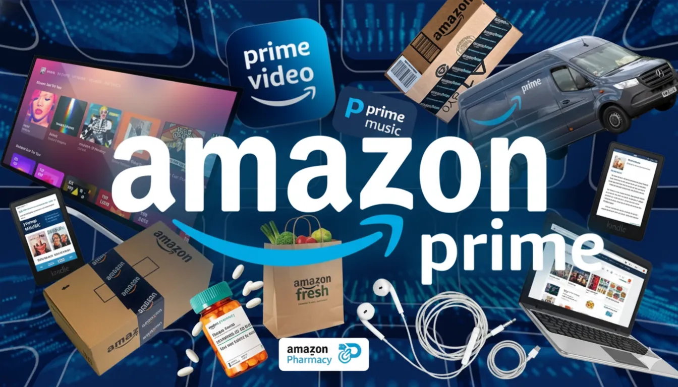 Amazon products and Prime benefits