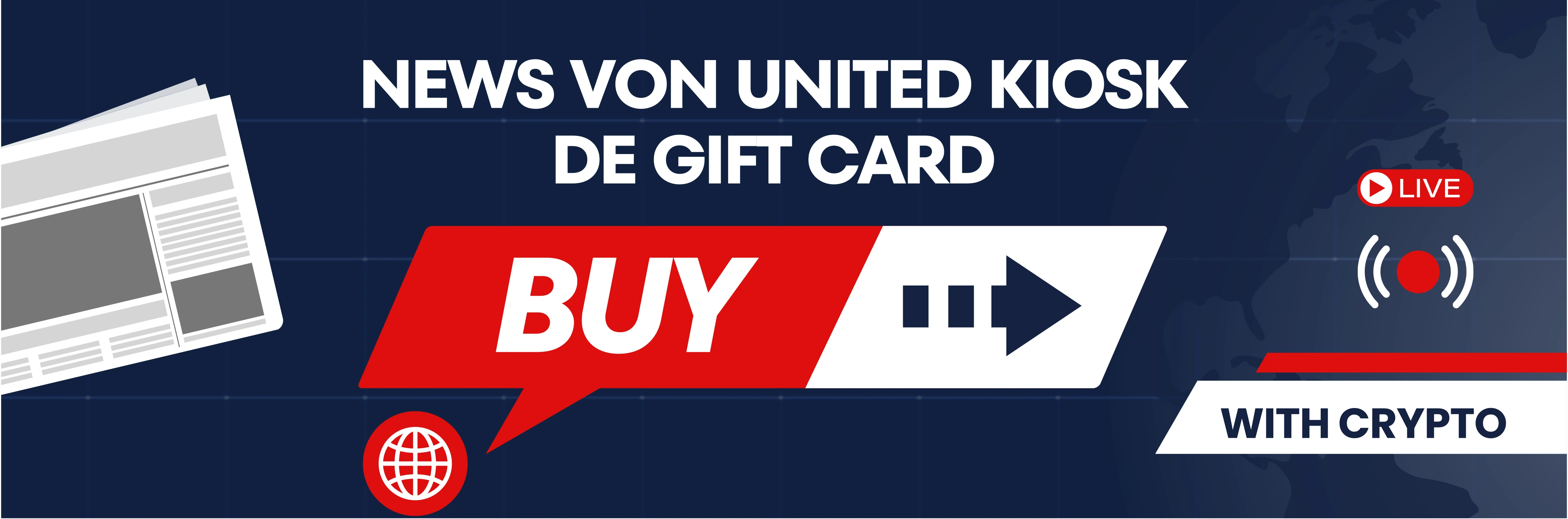 Buy News Von United Kiosk De Gift Card with Crypto | ACEB.com